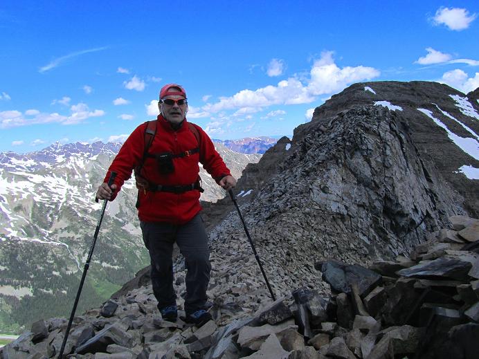 Foto: Andreas Koller / Wandertour / Castle Peak (4348m) / 28.08.2011 16:08:13