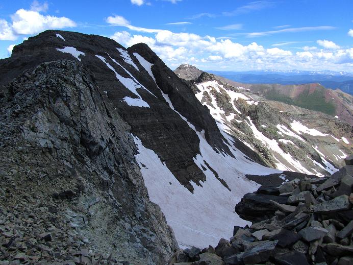 Foto: Andreas Koller / Wandertour / Castle Peak (4348m) / 28.08.2011 16:08:06