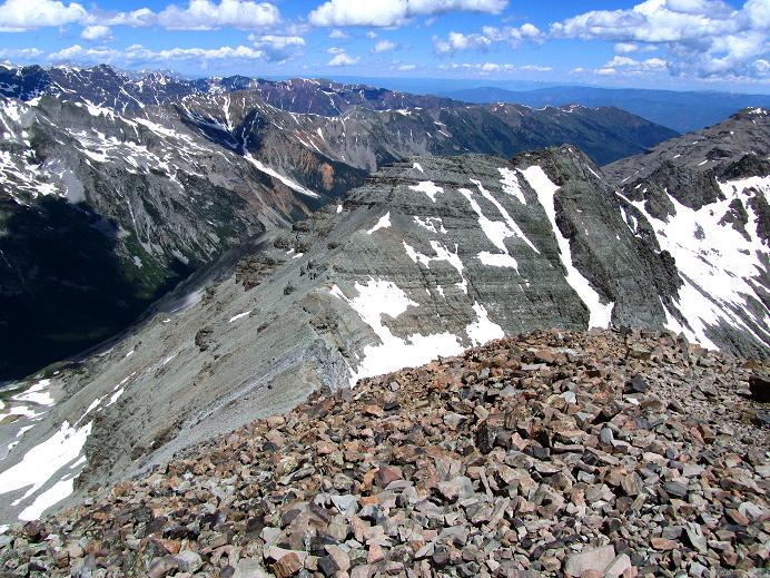 Foto: Andreas Koller / Wandertour / Castle Peak (4348m) / 28.08.2011 16:06:46