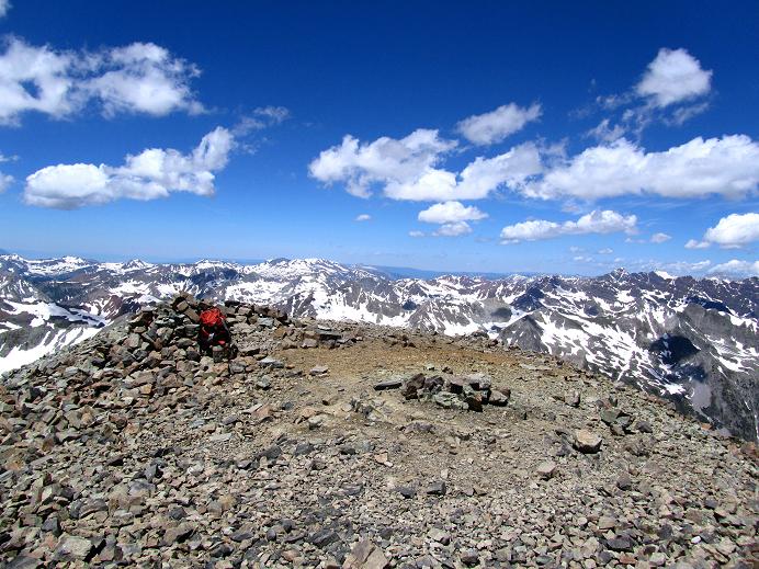 Foto: Andreas Koller / Wandertour / Castle Peak (4348m) / 28.08.2011 16:05:35