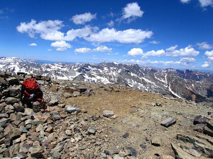 Foto: Andreas Koller / Wandertour / Castle Peak (4348m) / 28.08.2011 16:05:26