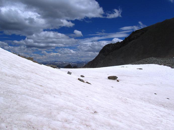 Foto: Andreas Koller / Wandertour / Castle Peak (4348m) / Abstieg vom Castle Peak / 28.08.2011 16:05:18