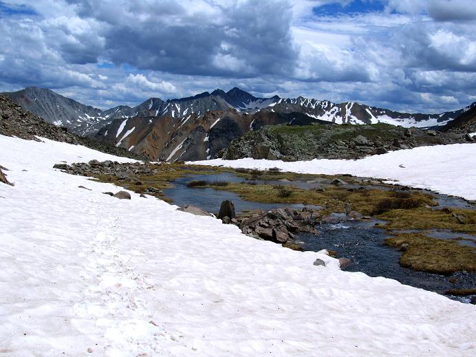 Foto: Andreas Koller / Wandertour / Castle Peak (4348m) / 28.08.2011 16:04:38