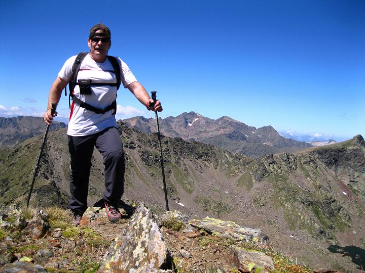 Foto: Andreas Koller / Wandertour / Pic de Tristaina (2878m) / Die letzten Meter am Grat / 06.09.2011 19:30:44