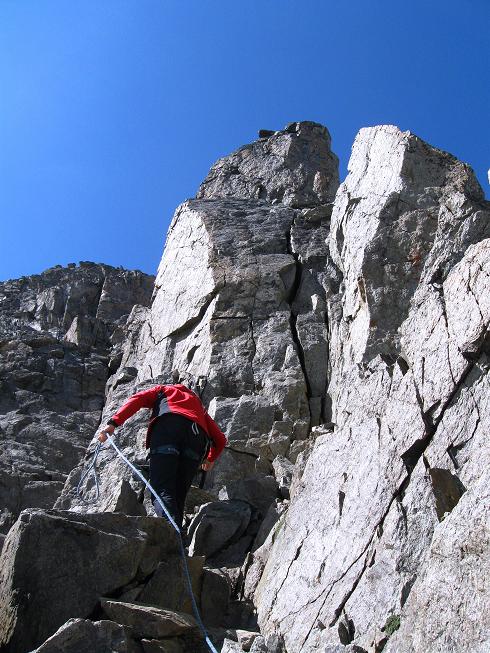 Foto: Andreas Koller / Wandertour / Piz Kesch (3418m) / Am NO-Grat / 06.09.2011 21:58:46