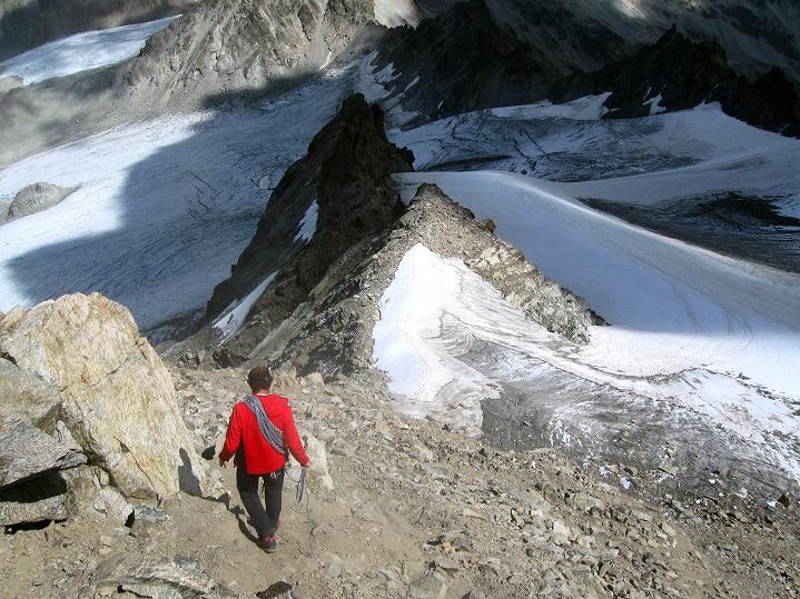Foto: Andreas Koller / Wandertour / Piz Kesch (3418m) / Abstieg vom Piz Kesch / 06.09.2011 21:56:11