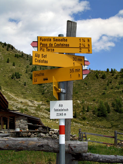 Foto: vince 51 / Wandertour / von Süden auf den Piz Terza / WW bei der Alp Tabladatsch / 21.09.2011 00:57:31