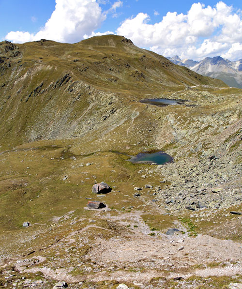 Foto: vince 51 / Wandertour / von Süden auf den Piz Terza / Fourcla Sassalba und Muntet 2763m / 21.09.2011 00:52:05