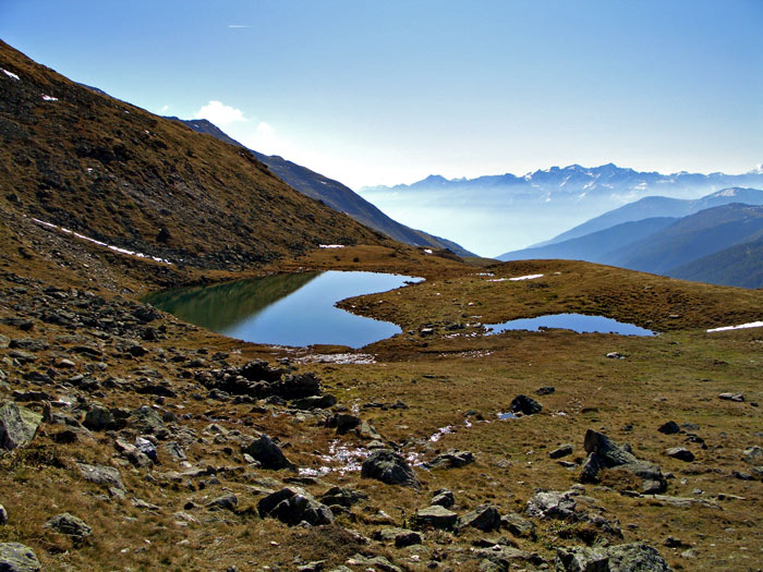 Foto: vince 51 / Wandertour / von der Sesvennahütte auf den Piz Rasass / Murmentensee / 20.10.2011 23:33:47