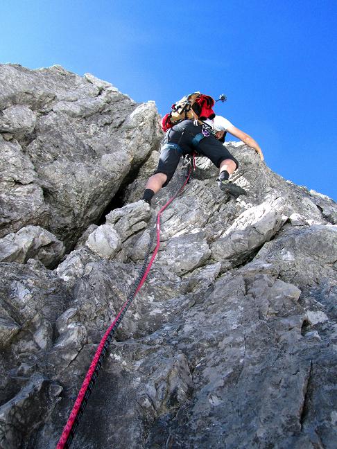 Foto: Andreas Koller / Klettertour / Lange Kante auf den SW Parzinnturm (2590m) / 22.10.2011 20:17:27