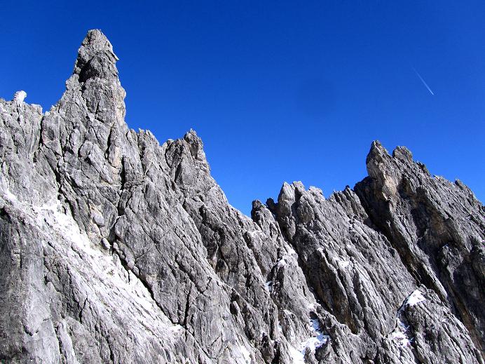 Foto: Andreas Koller / Klettertour / Lange Kante auf den SW Parzinnturm (2590m) / Spiehlerturm (2550m) / 22.10.2011 20:17:20
