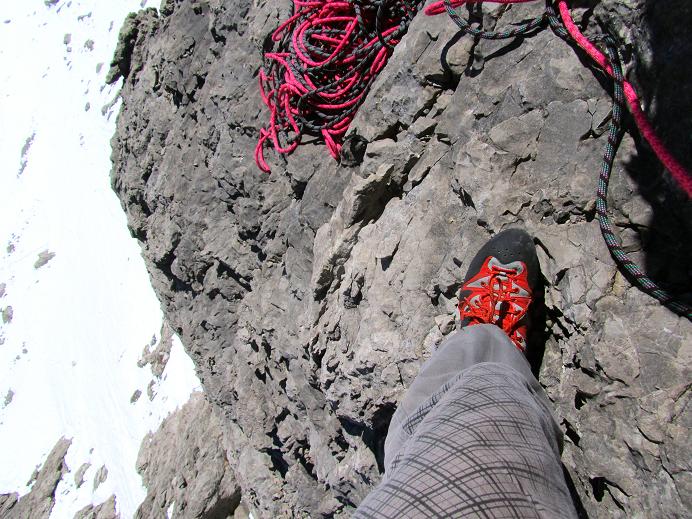 Foto: Andreas Koller / Klettertour / Lange Kante auf den SW Parzinnturm (2590m) / 22.10.2011 20:16:58
