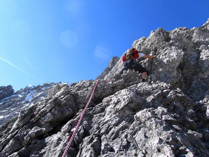Foto: Andreas Koller / Klettertour / Lange Kante auf den SW Parzinnturm (2590m) / 22.10.2011 20:16:49