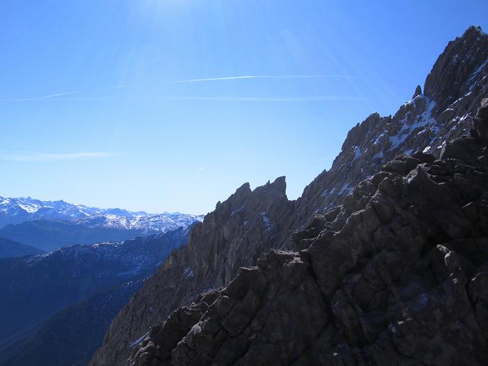 Foto: Andreas Koller / Klettertour / Lange Kante auf den SW Parzinnturm (2590m) / 22.10.2011 20:16:35