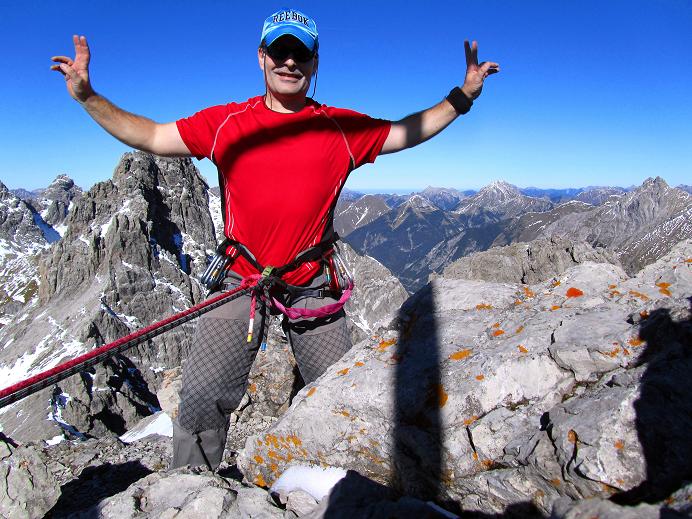 Foto: Andreas Koller / Klettertour / Lange Kante auf den SW Parzinnturm (2590m) / 22.10.2011 20:14:33