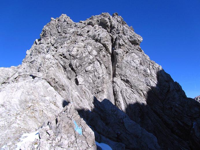 Foto: Andreas Koller / Klettertour / Lange Kante auf den SW Parzinnturm (2590m) / SW Parzinnturm Abstiegsroute / 22.10.2011 20:13:11
