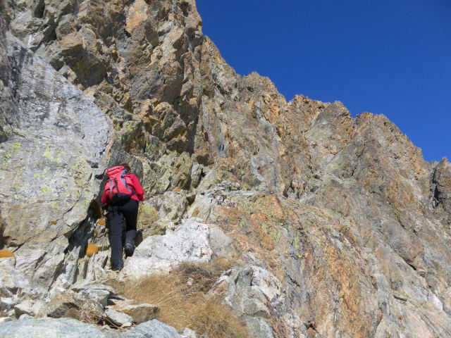 Foto: Wolfgang Lauschensky / Wandertour / Cima Argentera 3297m, Königin der Seealpen / dauernde Wandquerung / 29.10.2011 19:06:44