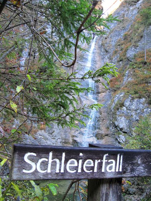 Foto: Andreas Koller / Klettersteigtour / Triftsteig (670m) / Schleierfall / 06.11.2011 21:21:28