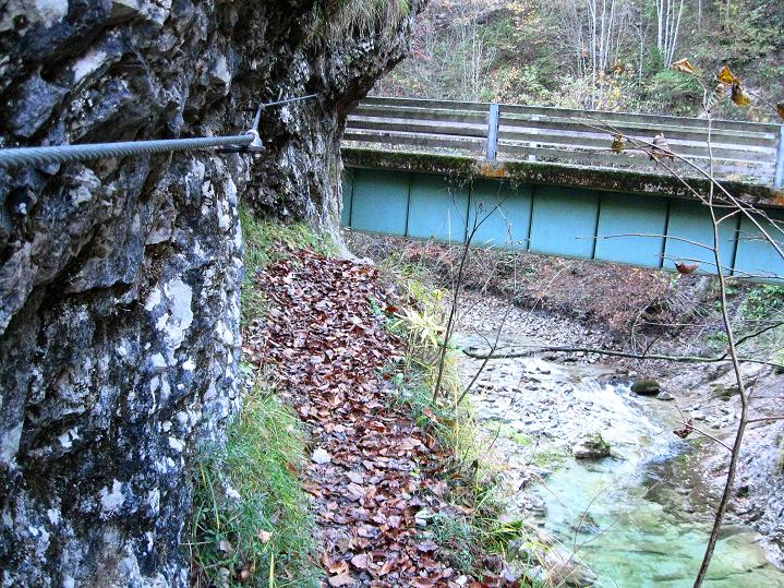 Foto: Andreas Koller / Klettersteigtour / Triftsteig (670m) / 06.11.2011 21:20:44