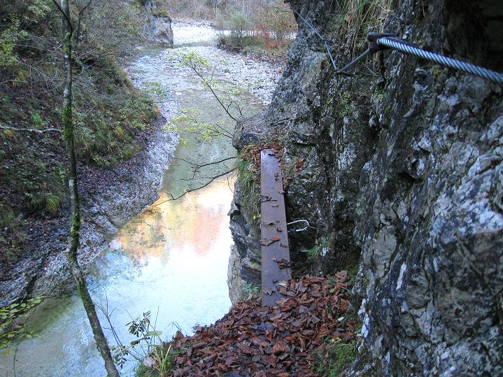 Foto: Andreas Koller / Klettersteigtour / Triftsteig (670m) / 06.11.2011 21:20:34