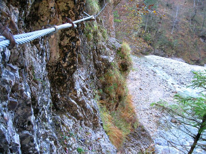 Foto: Andreas Koller / Klettersteigtour / Triftsteig (670m) / 06.11.2011 21:20:25