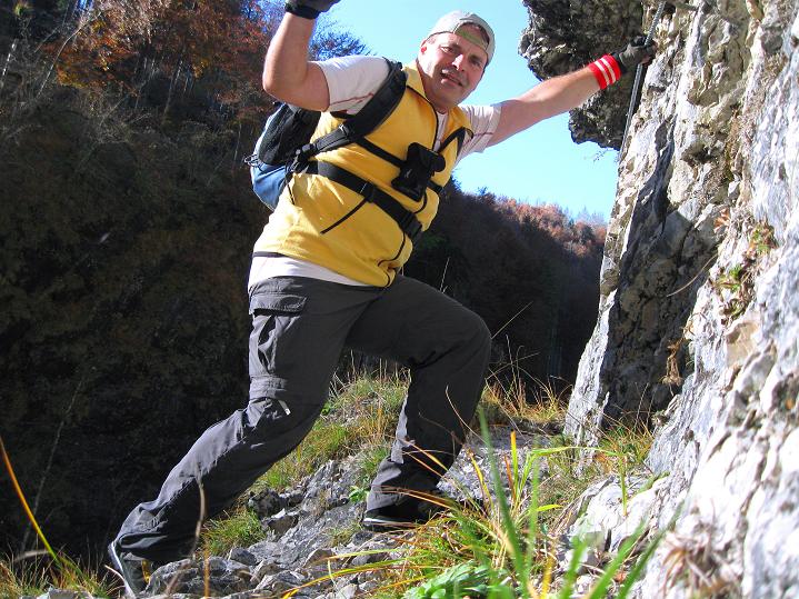 Foto: Andreas Koller / Klettersteigtour / Triftsteig (670m) / 06.11.2011 21:19:49