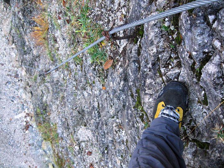 Foto: Andreas Koller / Klettersteigtour / Triftsteig (670m) / 06.11.2011 21:18:40