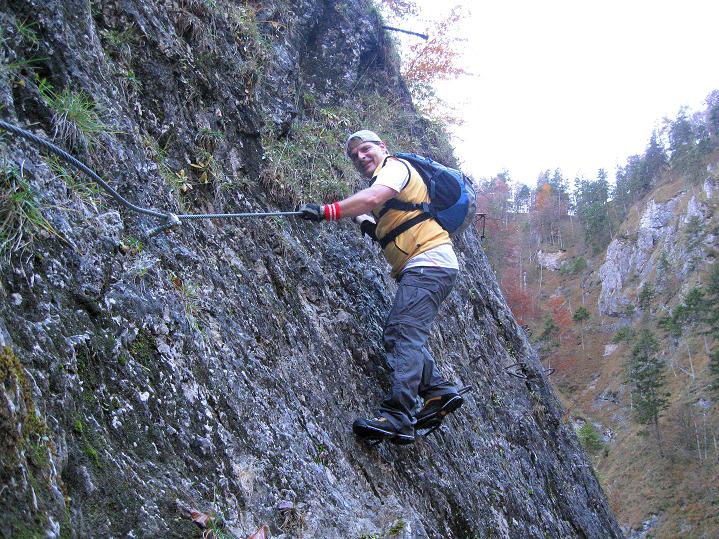 Foto: Andreas Koller / Klettersteigtour / Triftsteig (670m) / 06.11.2011 21:17:36