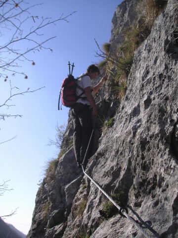 Foto: Wolfgang Lauschensky / Wandertour / Cresta Marmera: vom Monte Spino zum Monte Forametto / steil aber einfach / 16.12.2011 07:52:59