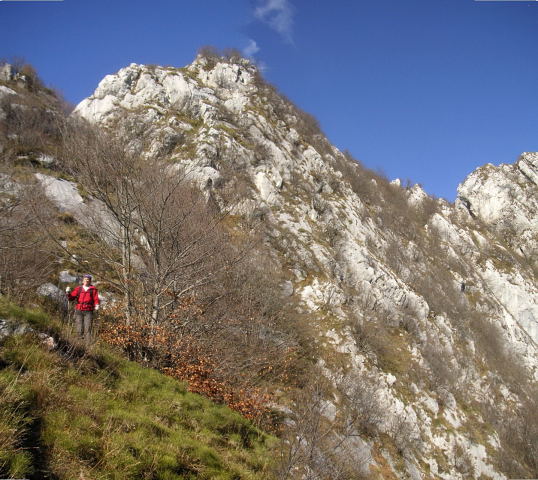 Foto: Wolfgang Lauschensky / Wandertour / Cresta Marmera: vom Monte Spino zum Monte Forametto / Cresta Marmera / 16.12.2011 07:51:20