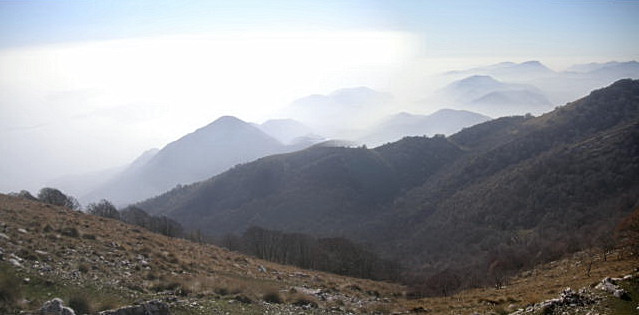 Foto: Wolfgang Lauschensky / Wandertour / Monte Pizzocolo aus dem Val di Sur / Gipfelblick nach Süden / 16.12.2011 07:38:23