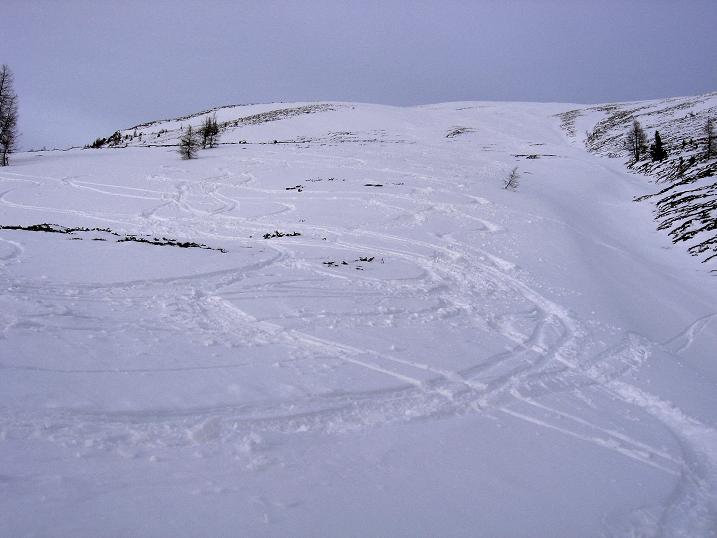 Foto: Andreas Koller / Skitour / Aus der Krakau auf die Tockneralm (2357m) / Schöne Abfahrt / 05.01.2012 22:11:45