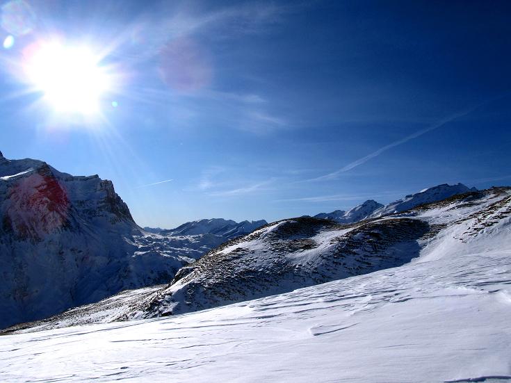 Foto: Andreas Koller / Skitour / Chilchalphorn (3040m) / 19.01.2012 21:24:33