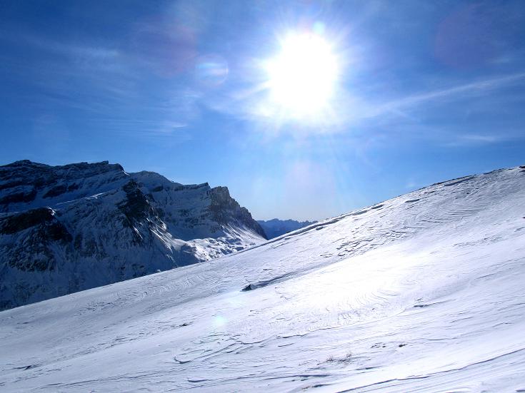 Foto: Andreas Koller / Skitour / Chilchalphorn (3040m) / 19.01.2012 21:24:13