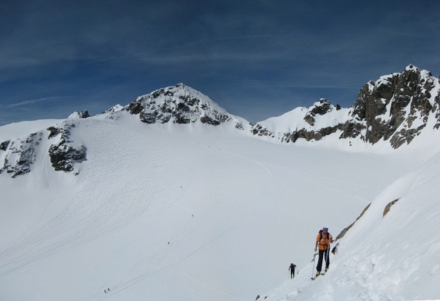 Foto: Wolfgang Lauschensky / Skitour / Lüsener Spitze und Lüsener Fernerkogel / Lüsener Spitze aus der Plattigen Wand / 31.01.2012 22:13:01
