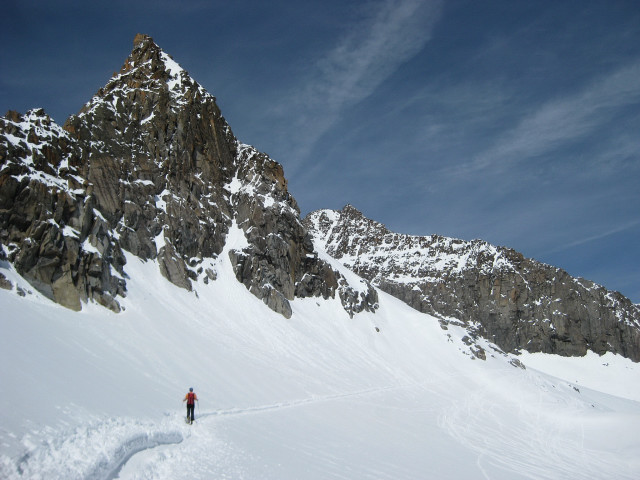 Foto: Wolfgang Lauschensky / Skitour / Lüsener Spitze und Lüsener Fernerkogel / Querung zum Rotgratferner / 31.01.2012 22:12:38