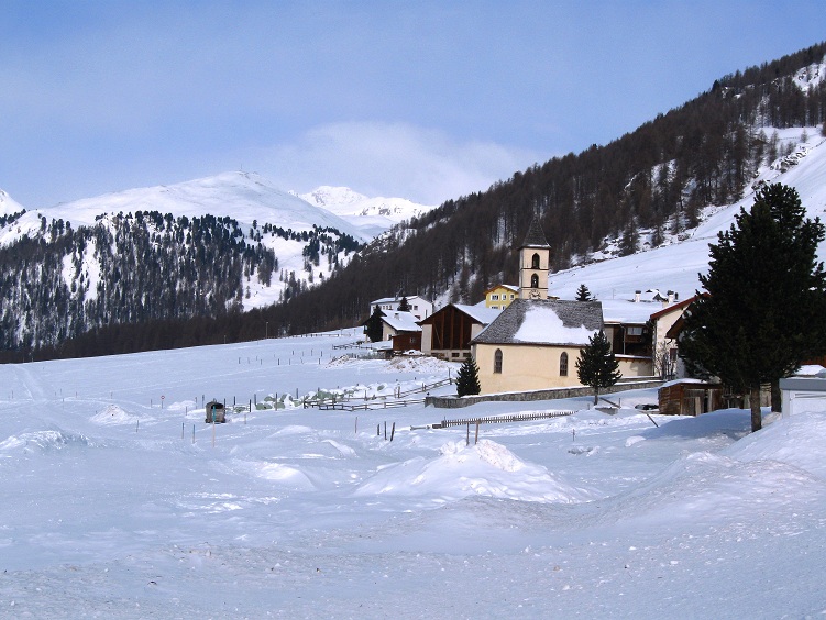 Foto: Andreas Koller / Skitour / Piz Terza (2909m) / Ausgangspunkt Lü / 27.02.2012 21:47:08