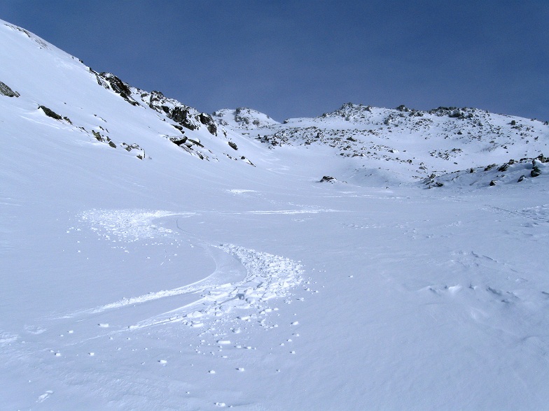 Foto: Andreas Koller / Skitour / Piz Terza (2909m) / Fantastische Abfahrtsvarianten / 27.02.2012 21:39:05