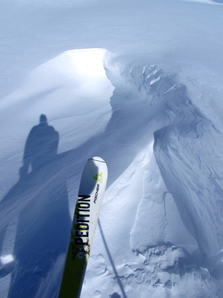 Foto: Andreas Koller / Skitour / Kurzer Anstieg lange Abfahrt am Corn Chamuotsch (3017m) / 08.03.2012 21:44:18