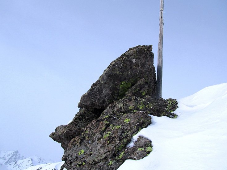 Foto: Andreas Koller / Skitour / Kurzer Anstieg lange Abfahrt am Corn Chamuotsch (3017m) / 08.03.2012 21:33:26