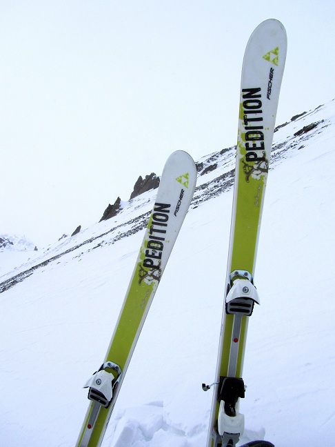 Foto: Andreas Koller / Skitour / Kurzer Anstieg lange Abfahrt am Corn Chamuotsch (3017m) / Bereit zur langen Abfahrt / 08.03.2012 21:32:51