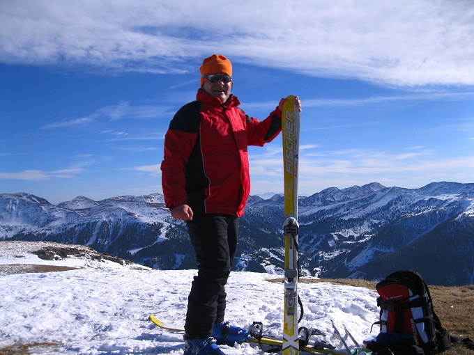 Foto: Andreas Koller / Skitour / Südroute auf die Gaipahöhe (2192m) / Bereit für die Abfahrt / 15.03.2012 21:13:13