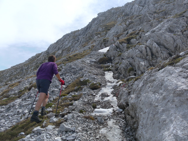 Foto: Wolfgang Lauschensky / Wandertour / Cima dei Lasteri 2459m / in der Westflanke der Cima dei Lasteri / 12.06.2012 18:33:55