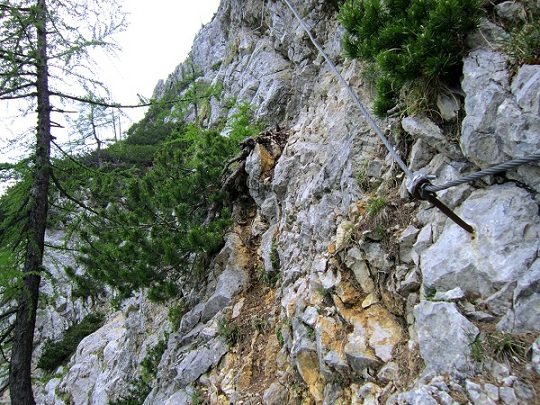 Foto: Andreas Koller / Klettersteigtour / Klettersteig Walter Mory und Krischasteig (1711m) / Einstieg / 15.07.2012 23:27:43