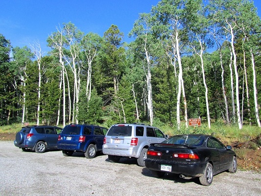 Foto: Andreas Koller / Wandertour / Mount Shavano (4337m) / Parkplatz Mount Shavano Trailhead / 18.07.2012 23:21:49