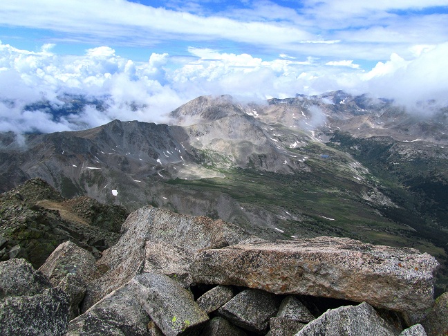 Foto: Andreas Koller / Wandertour / Mount Harvard (4395m) / Am Gipfel des Mount Harvard / 30.07.2012 22:43:40