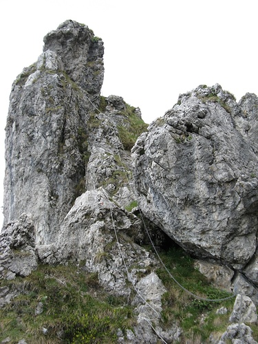 Foto: Wolfgang Lauschensky / Klettersteigtour / Monte Grona über Ferrata Centenario C.A.O. 1736m / Türmchen / 02.08.2012 17:59:28
