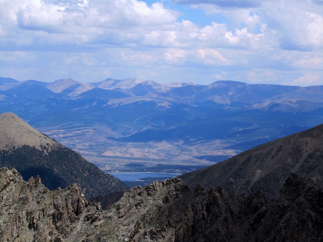 Foto: Andreas Koller / Wandertour / La Plata Peak (4370m) / Blick zur Mosquito Range / 26.08.2012 18:16:38