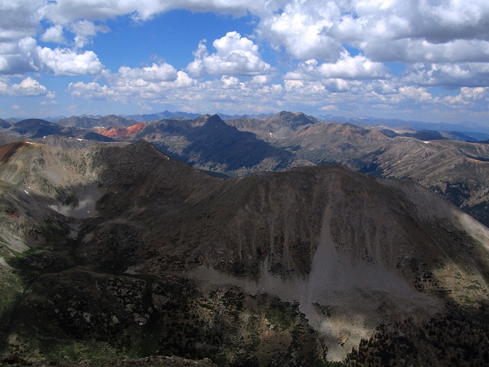 Foto: Andreas Koller / Wandertour / La Plata Peak (4370m) / Tolle Aussicht kurz vor dem Gipfel / 26.08.2012 18:15:46