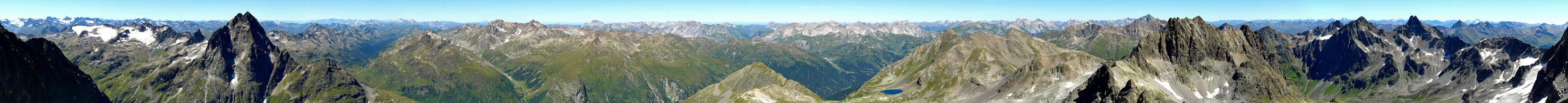 Foto: vince 51 / Wandertour / von Westen auf den Scheibler / fast 360° Panorama / 02.09.2012 20:38:11